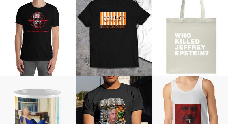 jeffrey epstein merch