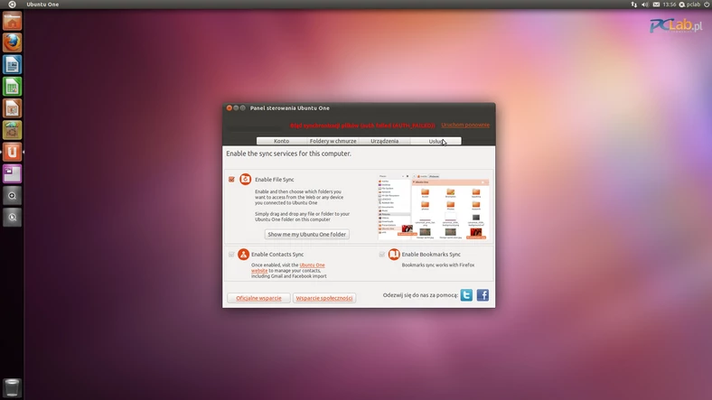 Ubuntu One (kliknij, aby powiększyć)