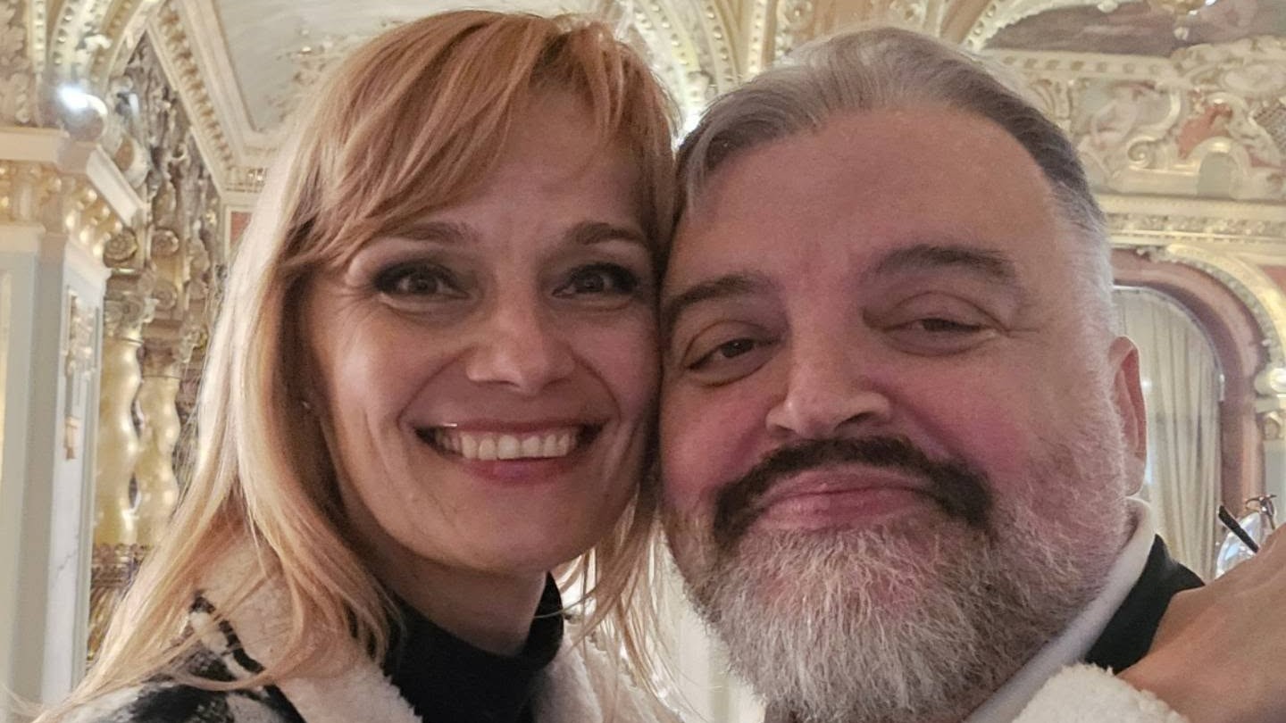 Diana Štrofová a Eduard Chmelár v Budapešti. 