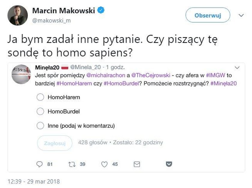 Skandal w TVP Info. Pytają o homo burdele i homo haremy