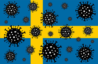 Już prawie 4 tys. ofiar koronawirusa w Szwecji. W Sztokholmie ze zniczy ułożono ogromny napis SOS