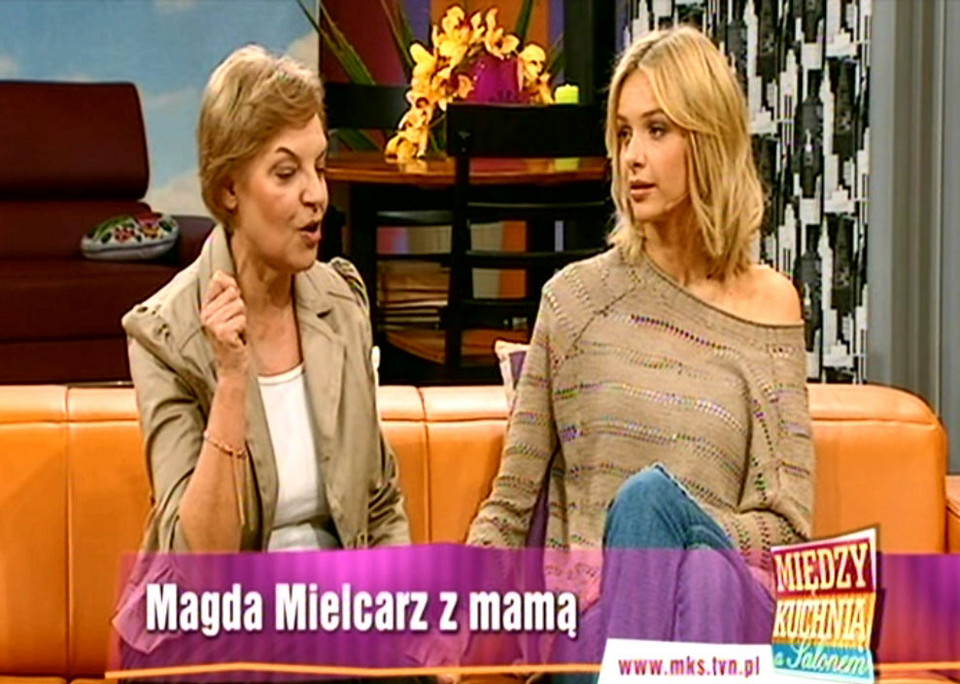 Magdalena Mielcarz z mamą / fot. TVN