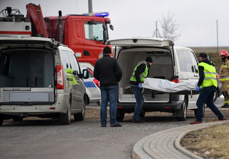 Wypadek na A4 w Kaszycach