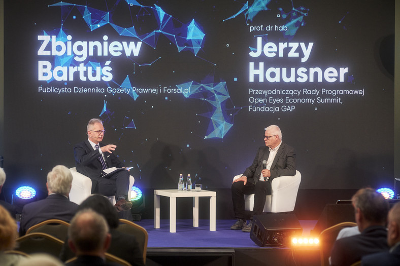Zbigniew Bartuś i prof. Jerzy Hausner
