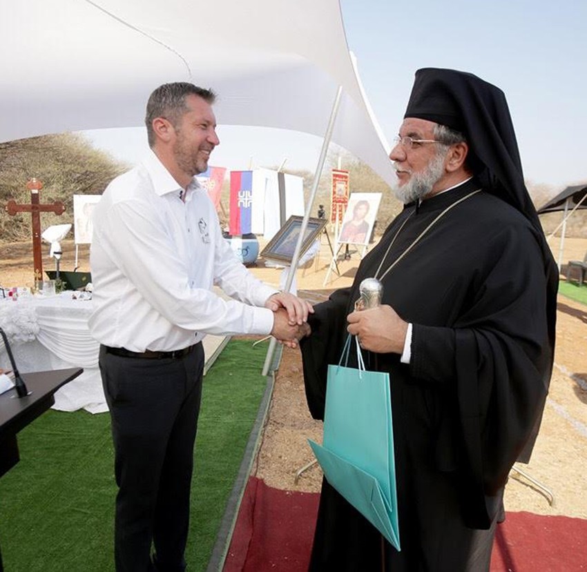 MILIVOJE NIKOLIĆ SA VLADIKOM DAMASKINOSOM