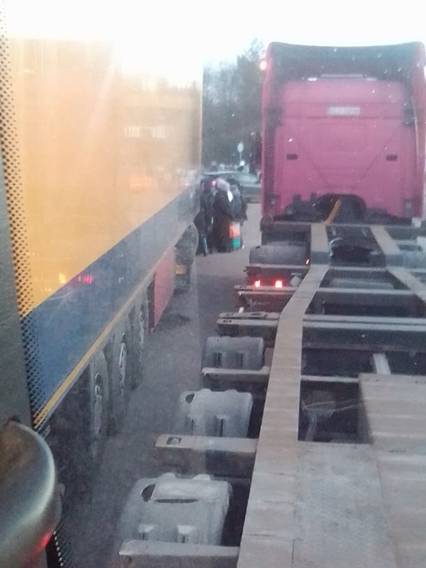 Srpske kamiondžije na ukrajinsko poljskoj granici