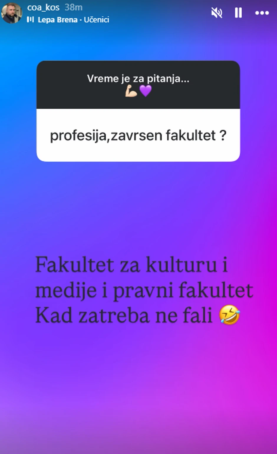 Aca Kos o obrazovanju 