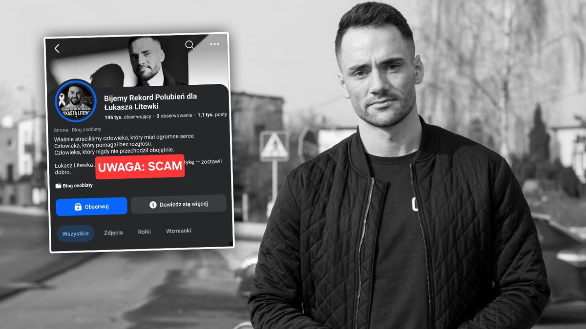 Podłe zachowania w sieci. Tak wykorzystują śmierć Łukasza Litewki