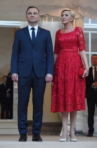 Andrzej Duda i Agata Kornahuser-Duda