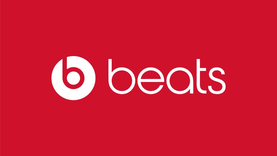 Beats – Element graficzny w logo wygląda jak głowa z nałożonymi słuchawkami.