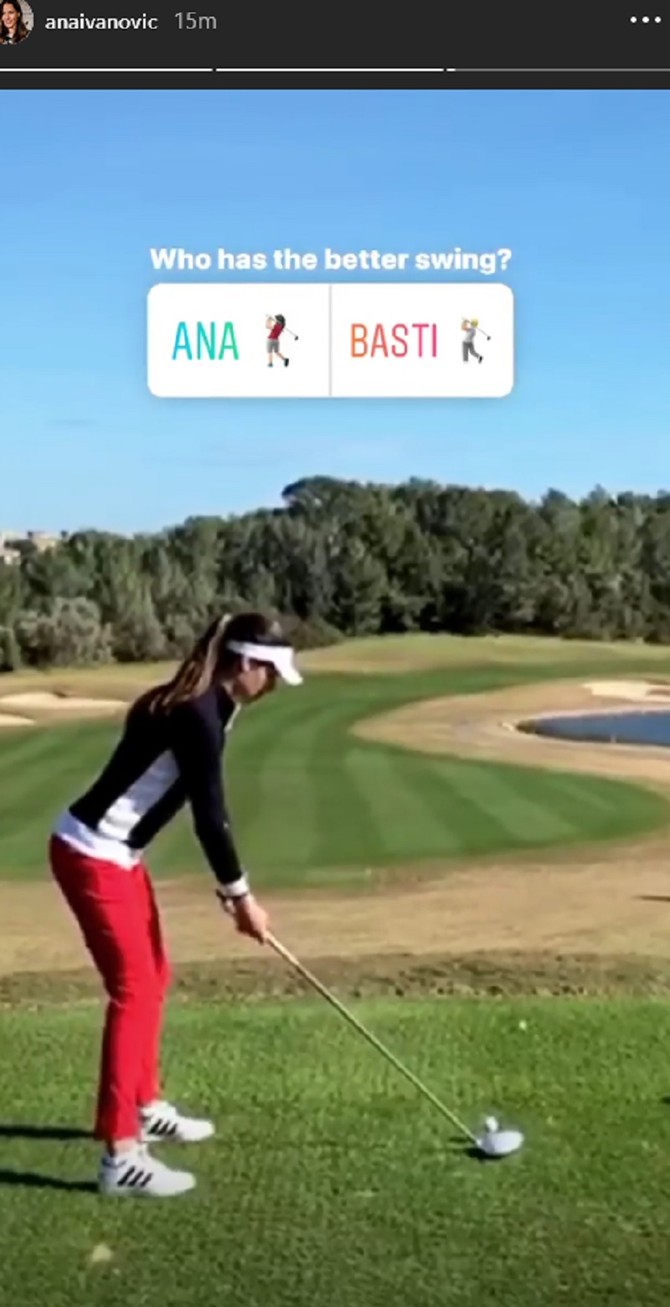 Ana vs Švajni, jedno protiv drugog samo u golfu