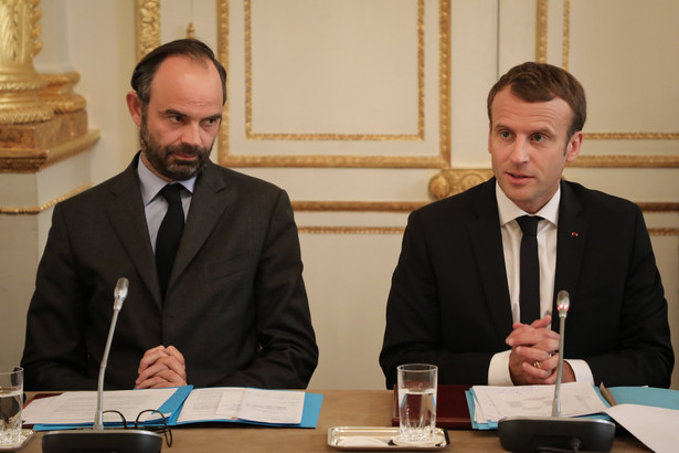 Edouard Philippe i Emmanuel Macron
