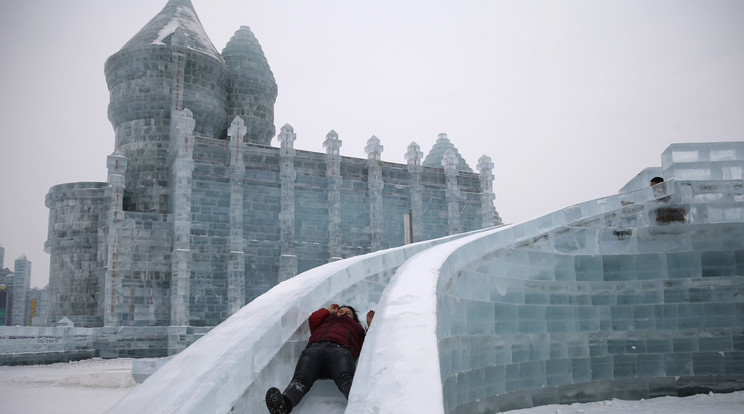 Csodálatos jégszobrok Kínában