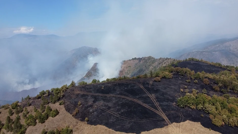 Vatrena stihija u kanjonu Uvca ne jenjava
