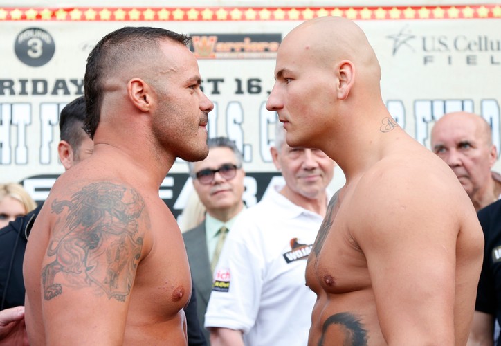 Szpilka i Mollo stanęli na wadze