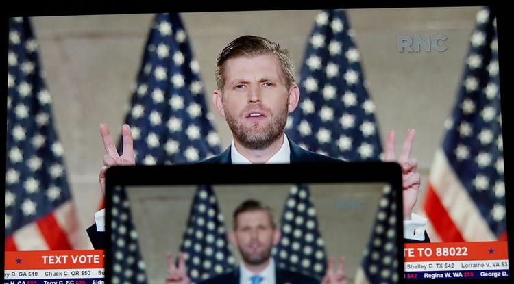 Eric Trump szavazásra buzdít