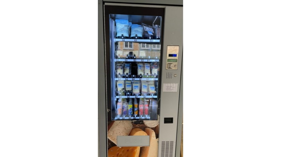 Automat z serem w Szwajcarii