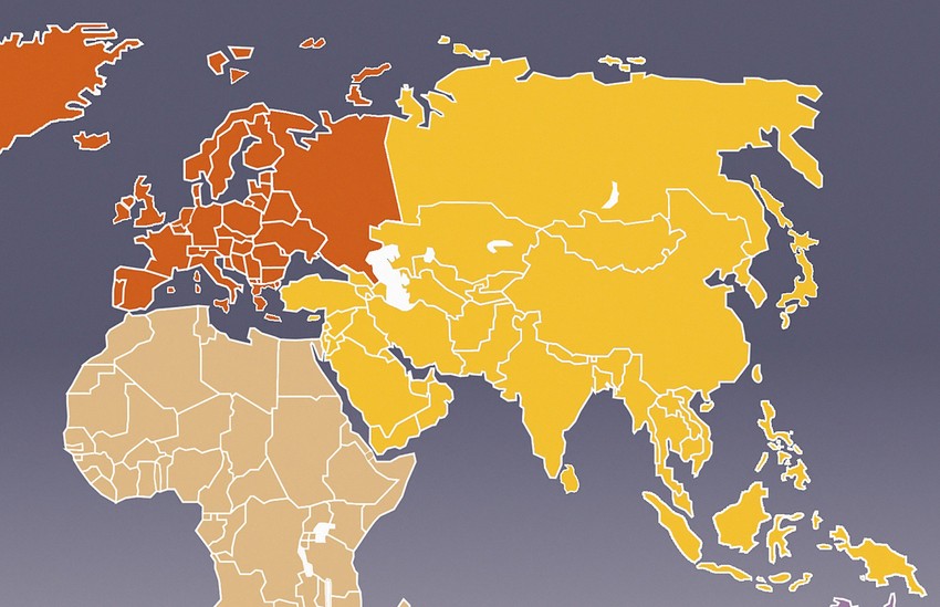 Gotovo cela Evroazija nam je dostupna