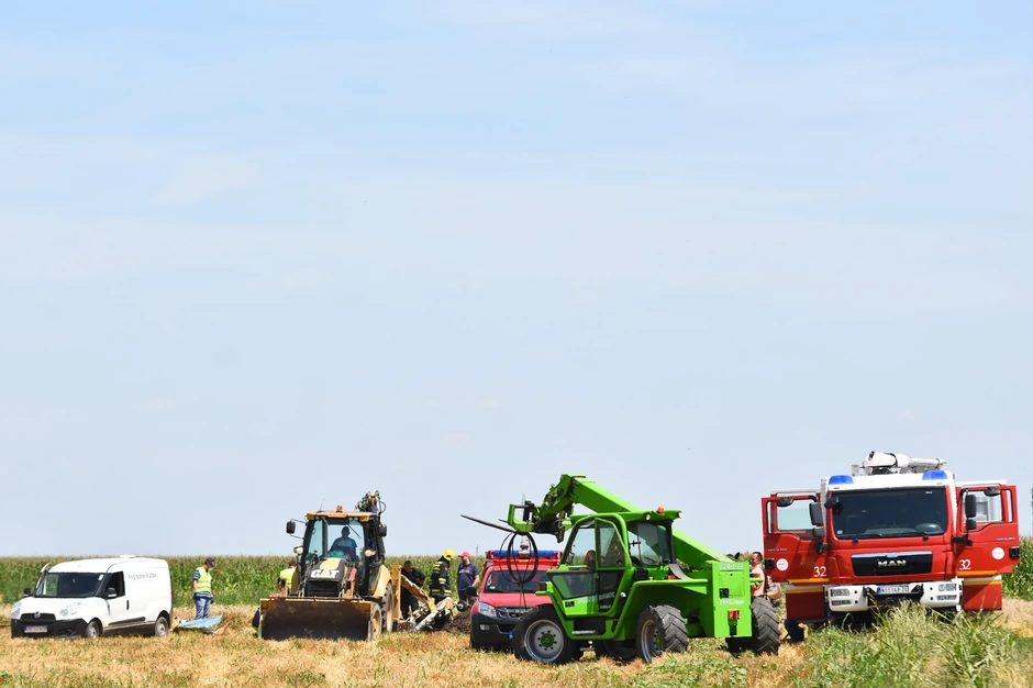 Pilot Vladimir Bulat nastradao je na licu mesta