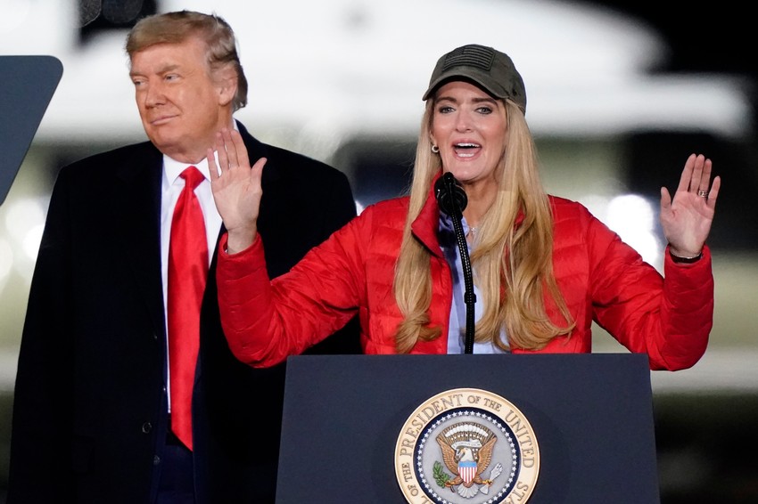 Donald Tramp i Keli Lefler