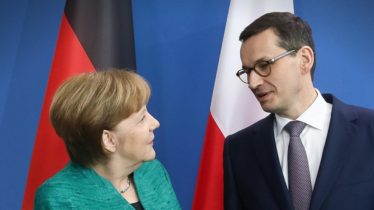 Angela Merkel Mateusz Morawiecki polityka dyplomacja Niemcy Polska