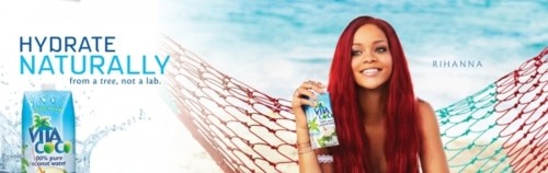 Rihanna w rekalmie Vita Coco