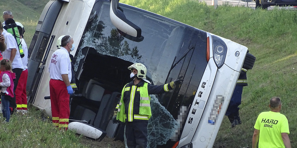 Węgry: wypadek autokaru z polskimi turystami. Nie żyje jedna osoba