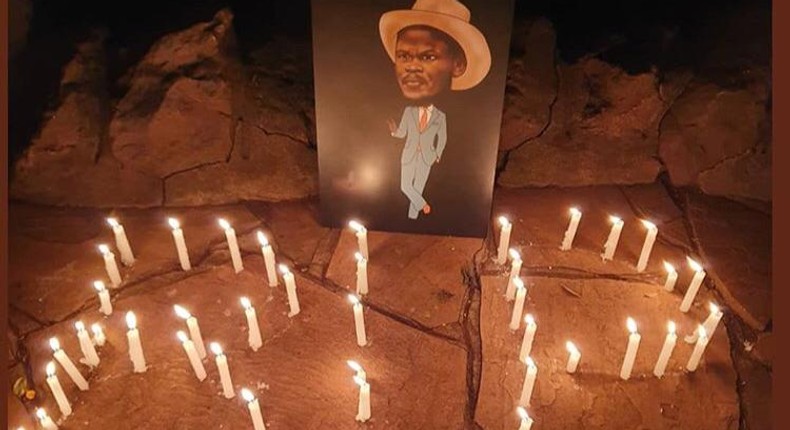 Kenyan comedians hold Vigil in honor of late Othuol Othuol (Video)