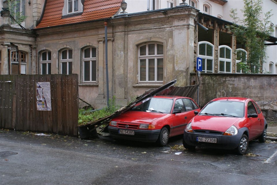 Podtopienia w Elblągu