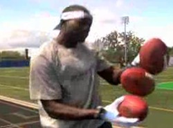 Z jajowatą piłką też można robić cuda