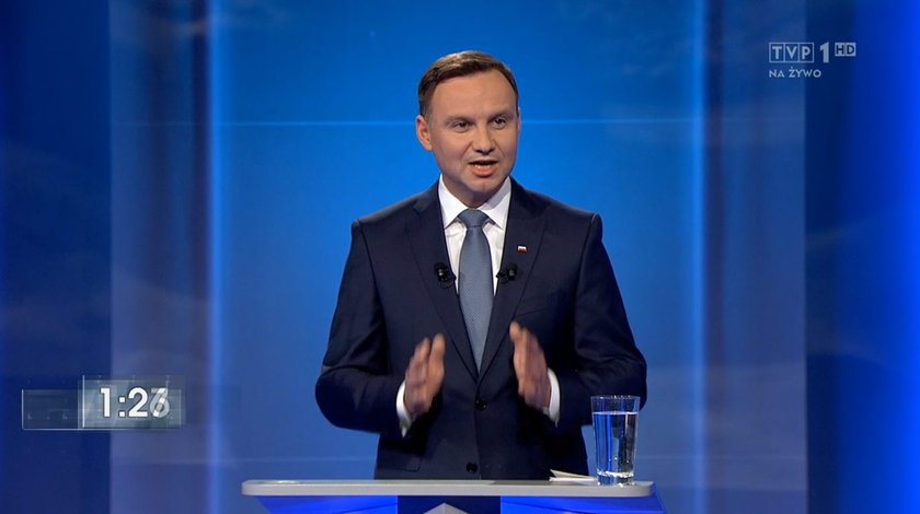 Debata Bronisław Komorowski-Andrzej Duda w TVP