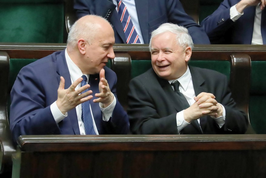 Jarosław Kaczyński i Joachim Brudziński