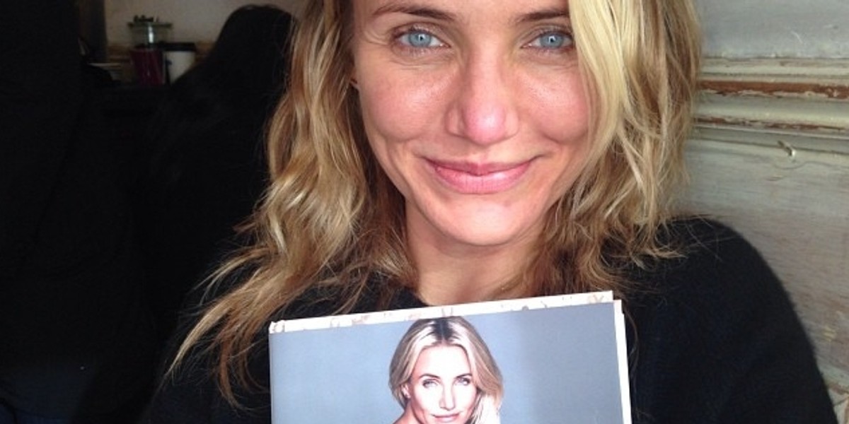 cameron diaz bez makijażu