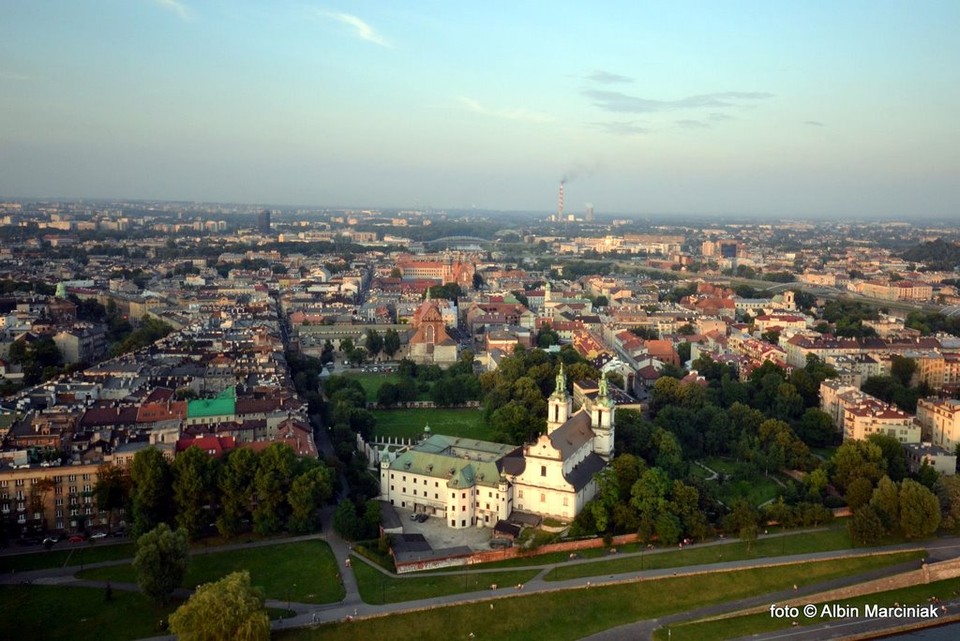 Balonem nad Krakowem