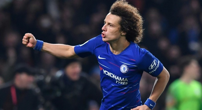 David Luiz scored Chelsea's winning penalty