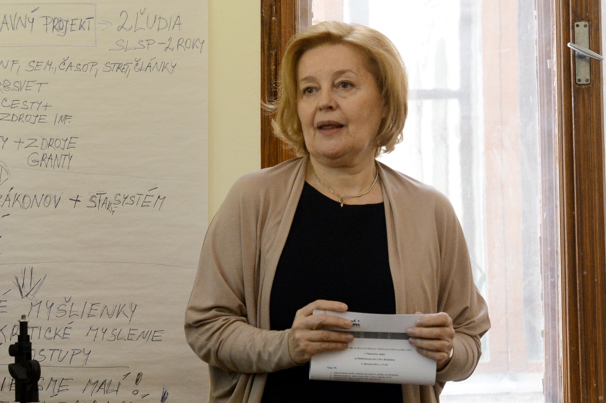 Herečka, diplomatka a politička Magda Vášáryová.