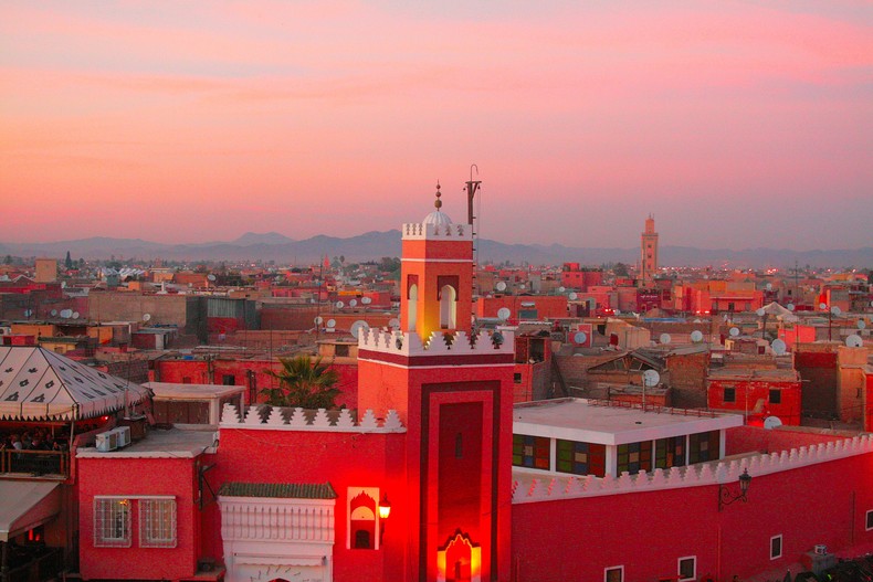 The Moroccan city of Marrakech. (Pinterest)