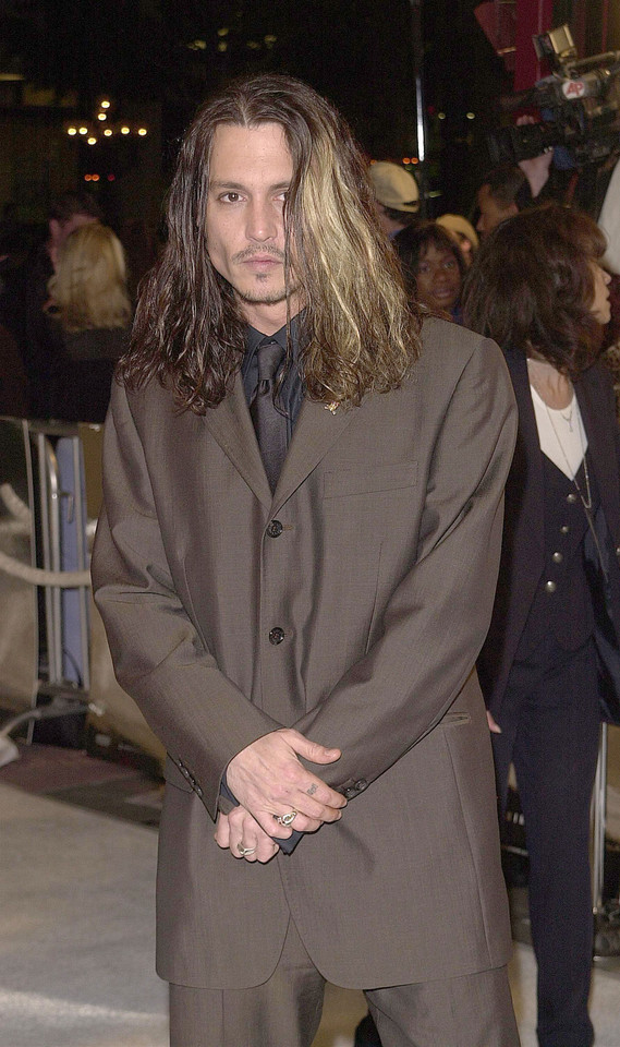 Johnny Depp w 2001 roku