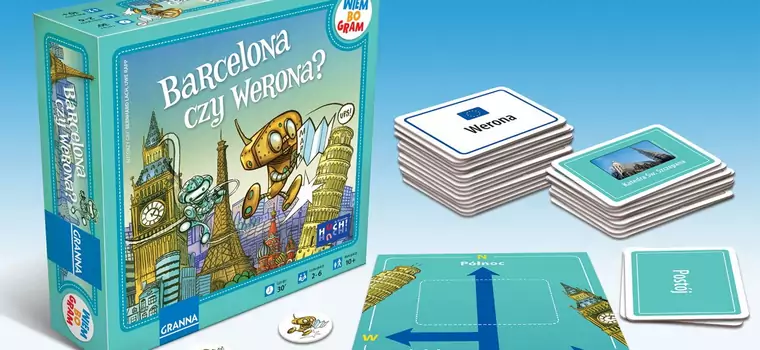 Barcelona czy Werona? - nowa gra edukacyjna z serii "Wiem, bo gram"