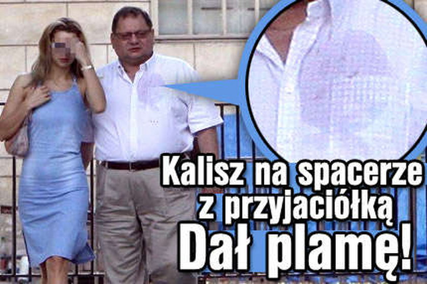 Kalisz na spacerze z przyjaciółką. Dał plamę!