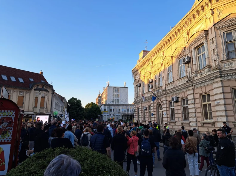 Sremska Mitrovica protest