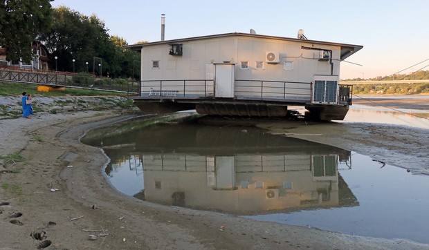 Novi Sad, presušio Dunav