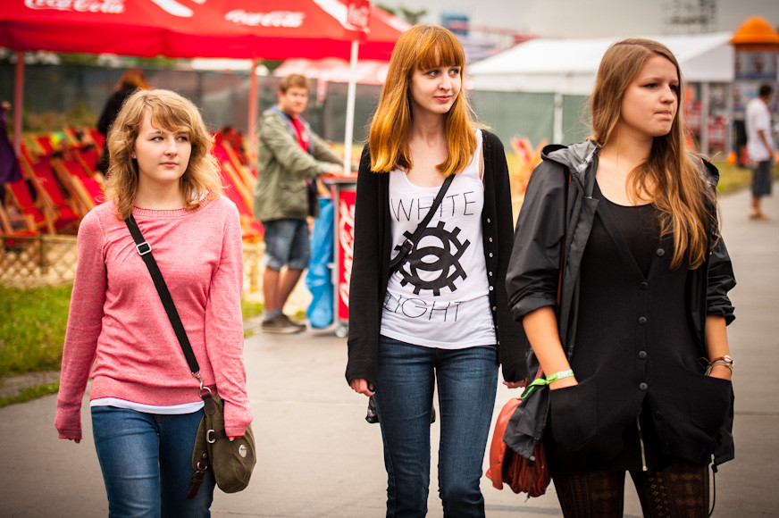 Coke Live Music Festival 2012 - publiczność (fot. Monika Stolarska / Onet)