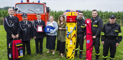 Pomagamy strażakom z OSP z Gołubia, Patrzykowa i Kiełkowic