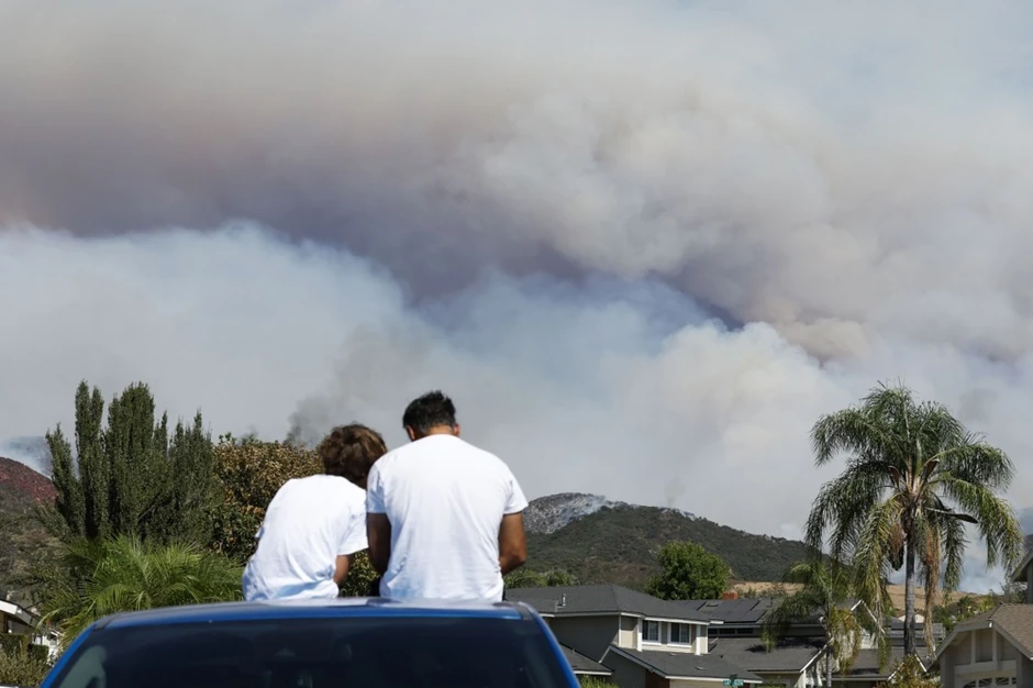 Požar u Kaliforniji, Trabuko Kenjon 10. septembar