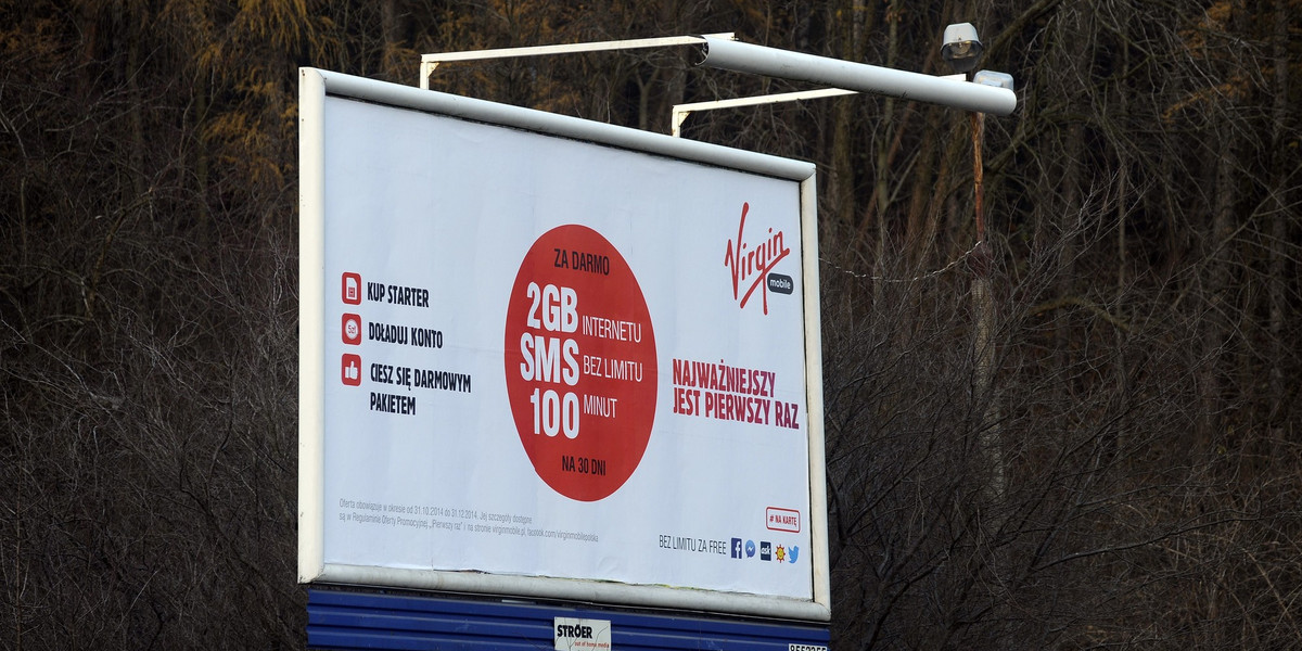 Virgin Mobile Polska liczy na zwiększenie przychodów