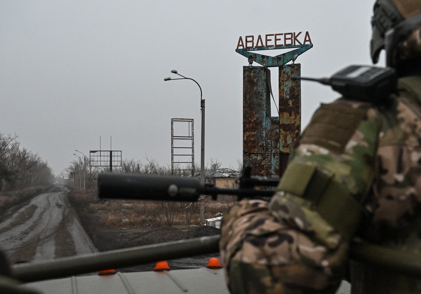 Ulaz u grad Avdijevka u Donjecku 30. novembra 2024.