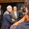 Predsednik Islamskog parlamenta Irana Mohamed Bager Kalibaf i švajcarski ambasador Volfgang Amadeus Bruelhart u odmaralištu Burgenštok