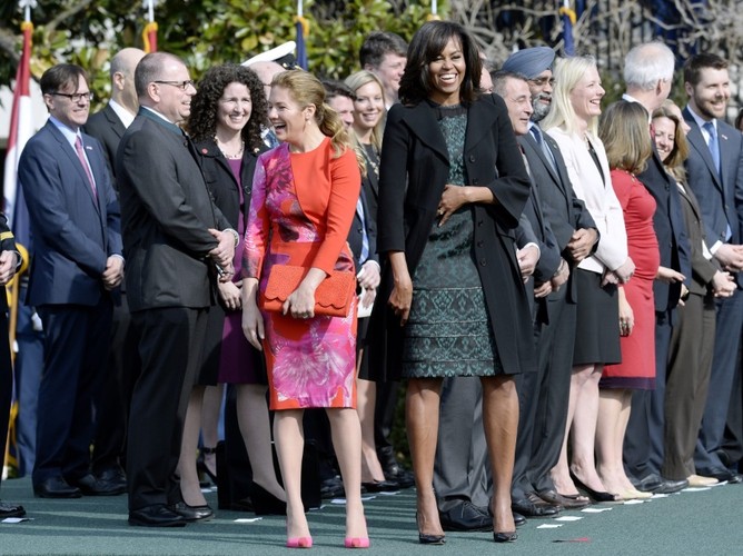 Sophie Gregoire Trudeau i Michelle Obama
