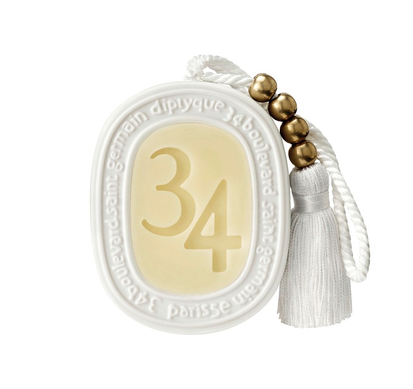 Diptyque: Duftoval «34 Boulevard Saint-Germain», limitierte Edition, für circa 56 Franken.